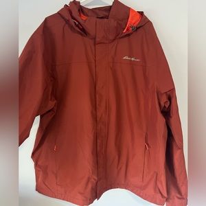 Eddie Bauer Mens Rain Jacket Size 2XL